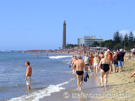 Strand Maspalomas - Gran Canaria - Canarische Eilanden
